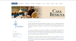 Desktop Screenshot of casabenigna.com